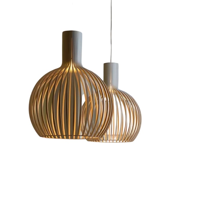 Floraa - Natural Bamboo Pendant Light for Elegant Home Décor Style