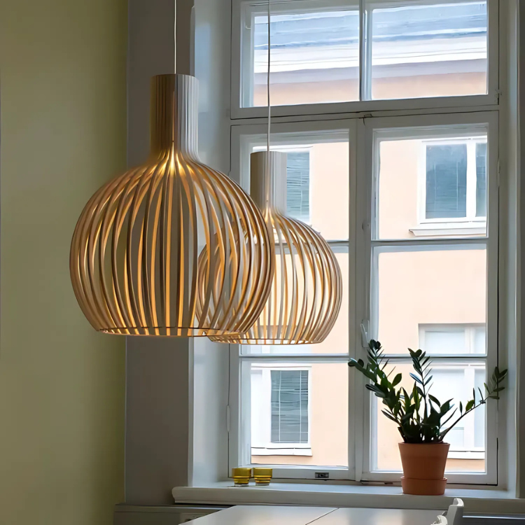Floraa - Natural Bamboo Pendant Light for Elegant Home Décor Style
