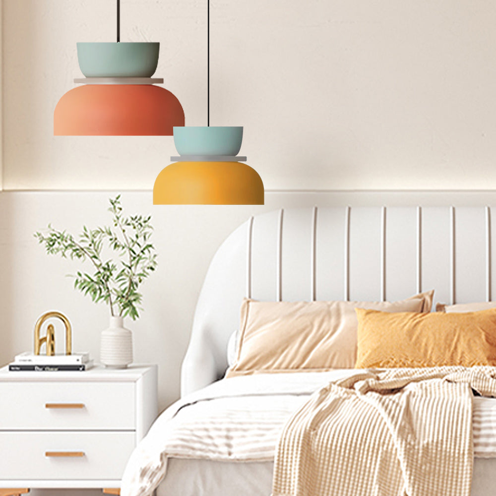 AmbiLoom - Stylish Color Block Nordic Pendant Light for Modern Homes