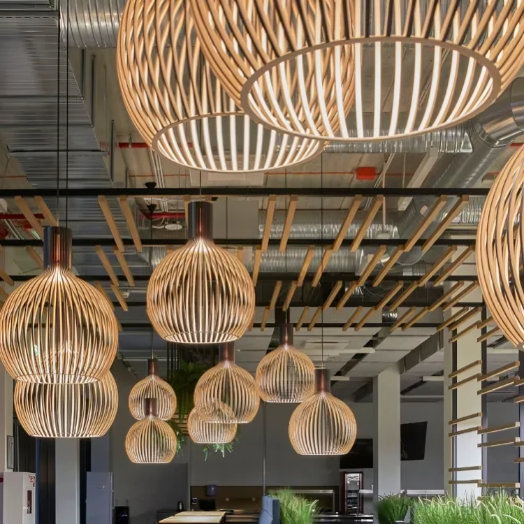 Floraa - Natural Bamboo Pendant Light for Elegant Home Décor Style