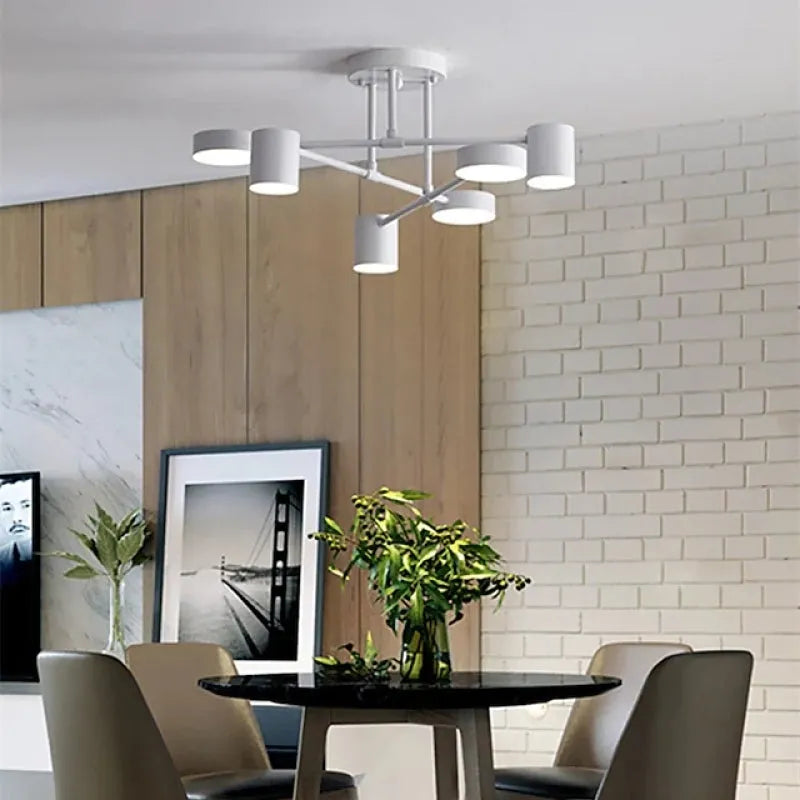 Novessa - Modern Ceiling Light With 6 Adjustable LED Heads for Homes