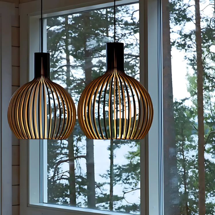 Floraa - Natural Bamboo Pendant Light for Elegant Home Décor Style