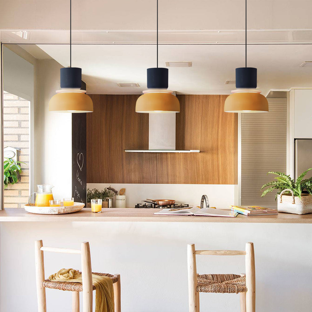 AmbiLoom - Stylish Color Block Nordic Pendant Light for Modern Homes