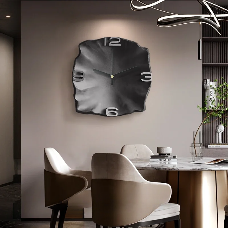 Vistora - Modern Sandstone 3D Quartz Silent Wall Clock Decor
