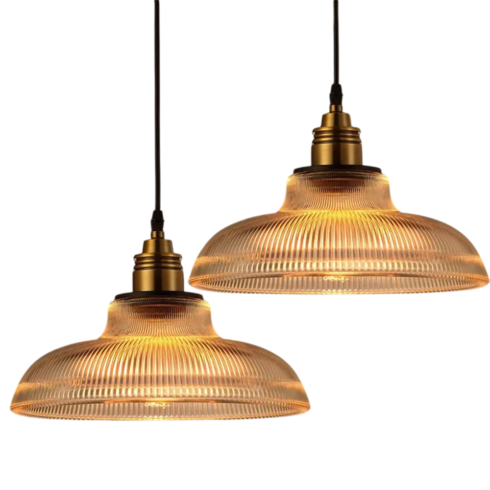 Plantora - LumiVibe Glass Pendant Lamps Elegant Modern Lighting