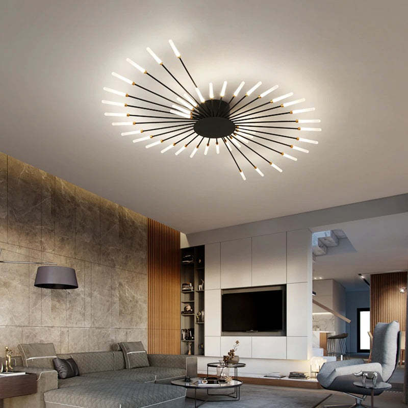 Chisoria - Nordic Firework Ceiling Light For Living Rooms