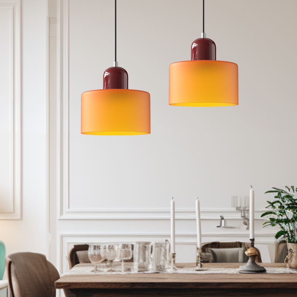 Yardora - Bauhaus Inspired Glass Pendant Lamp For Modern Homes