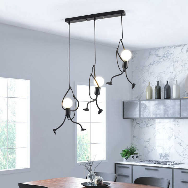 Quiltora - Retro Puppet Pendant Lamp With Playful Modern Design