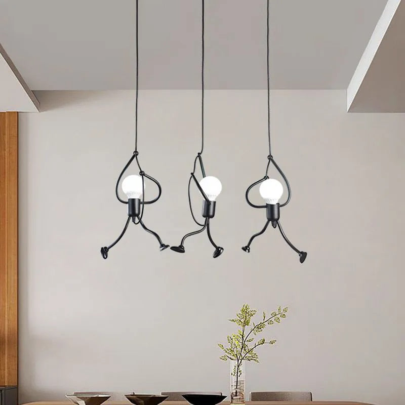 Quiltora - Retro Puppet Pendant Lamp With Playful Modern Design