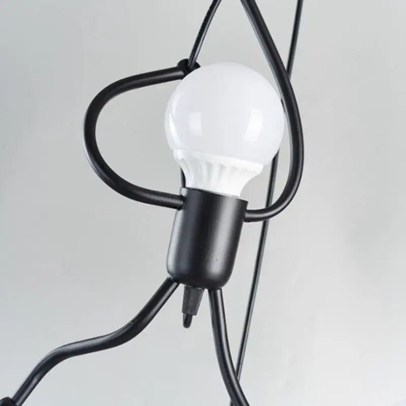 Quiltora - Retro Puppet Pendant Lamp With Playful Modern Design