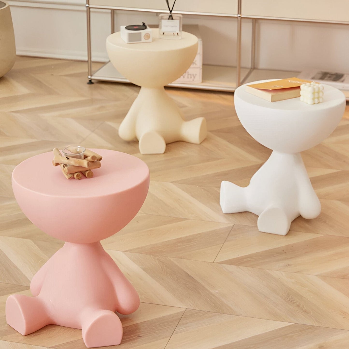 Sinkora - Luxe Round Coffee Table With Timeless Design Elegance