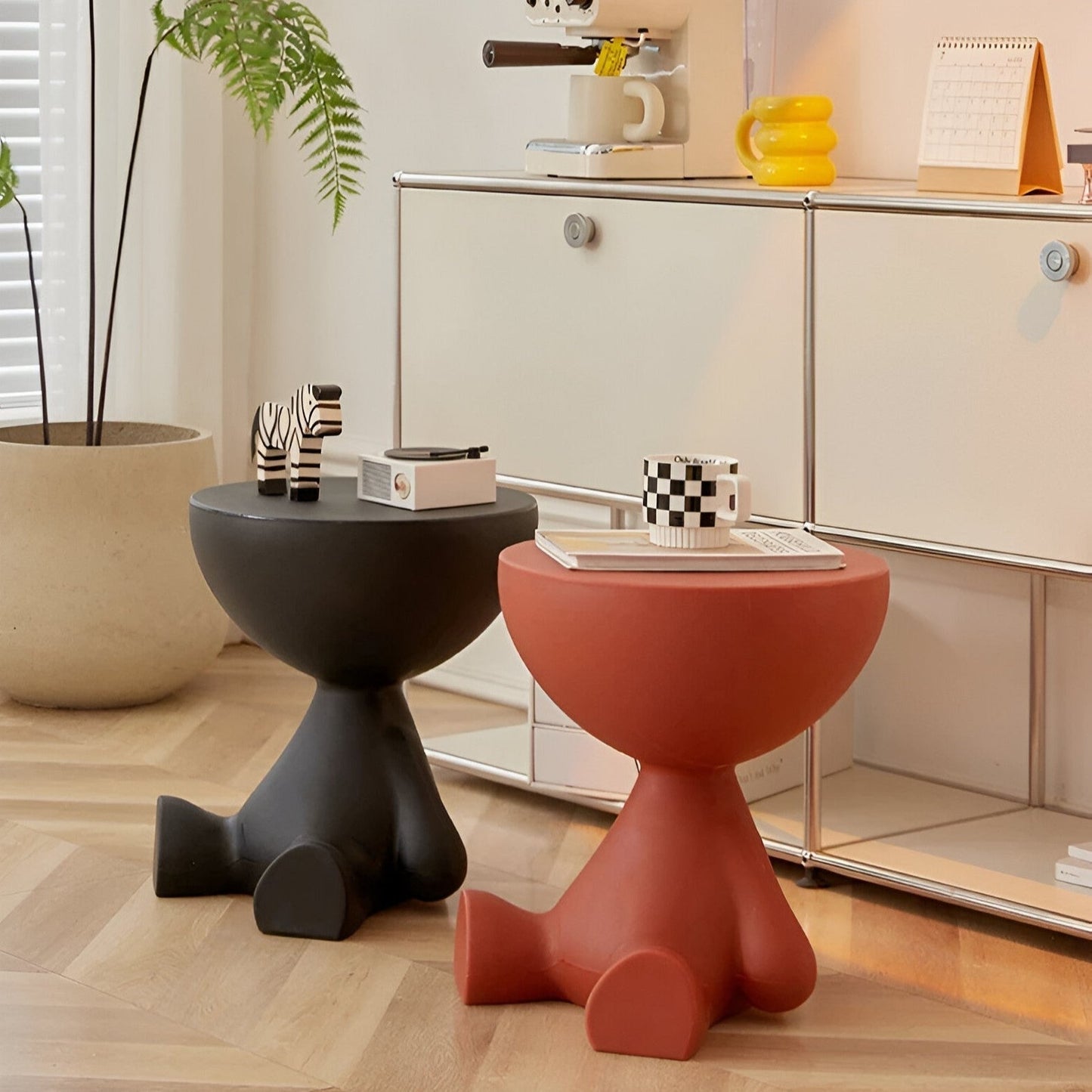 Sinkora - Luxe Round Coffee Table With Timeless Design Elegance