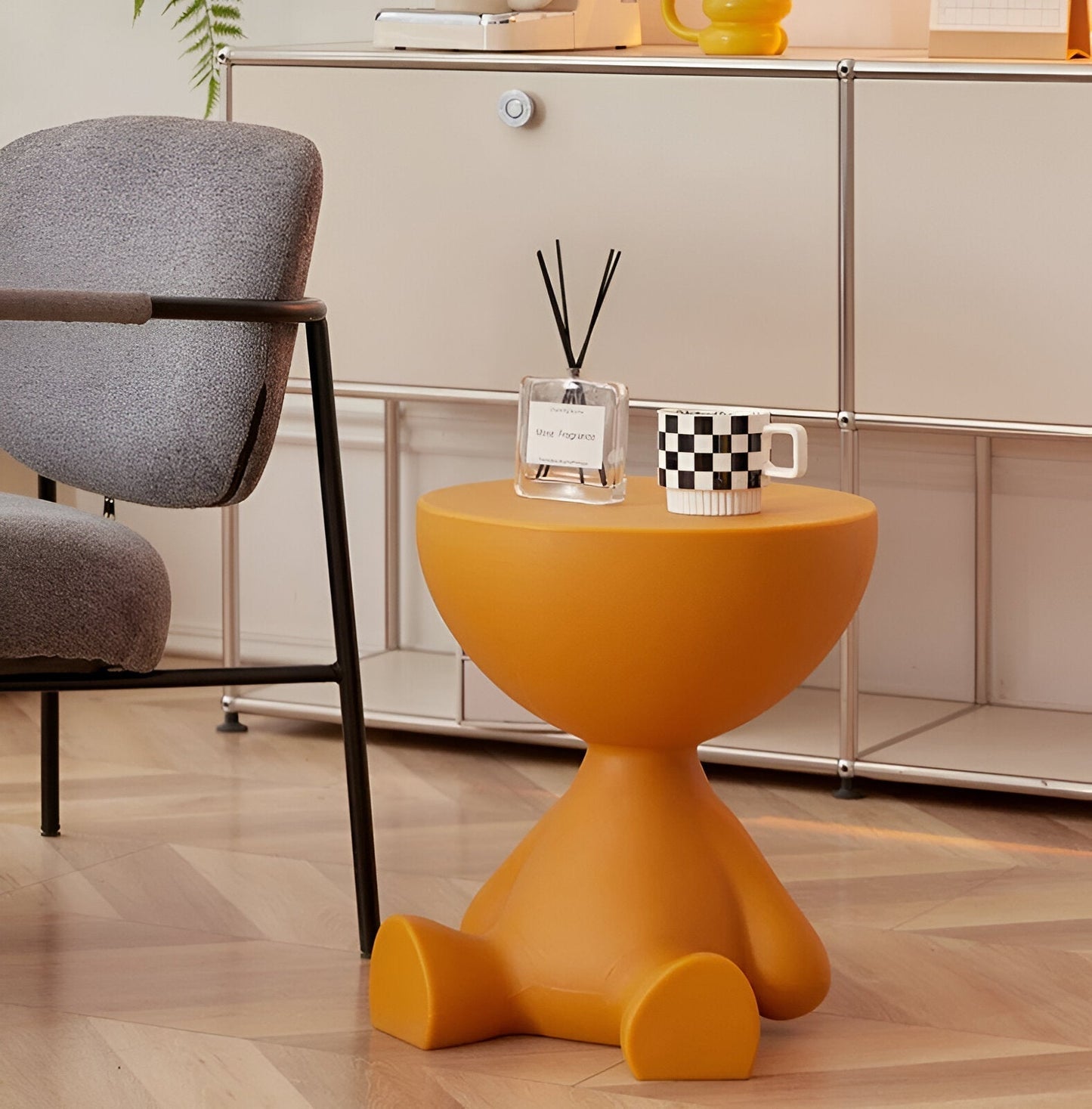 Sinkora - Luxe Round Coffee Table With Timeless Design Elegance