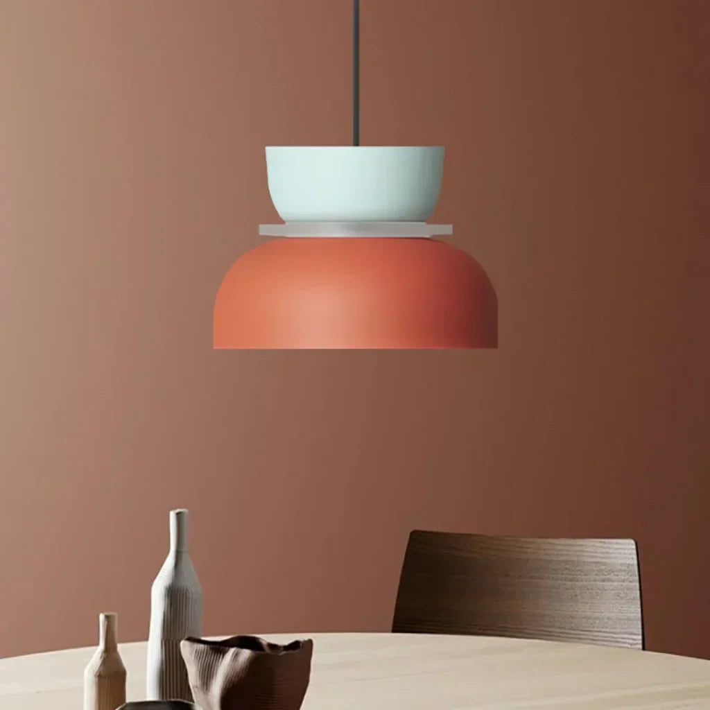 AmbiLoom - Stylish Color Block Nordic Pendant Light for Modern Homes