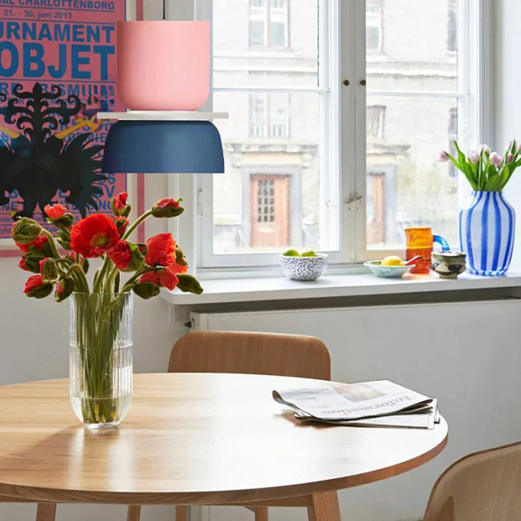 AmbiLoom - Stylish Color Block Nordic Pendant Light for Modern Homes