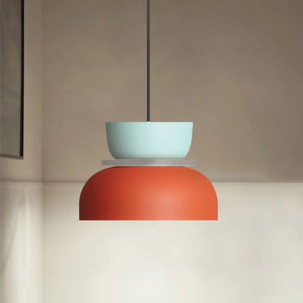 AmbiLoom - Stylish Color Block Nordic Pendant Light for Modern Homes