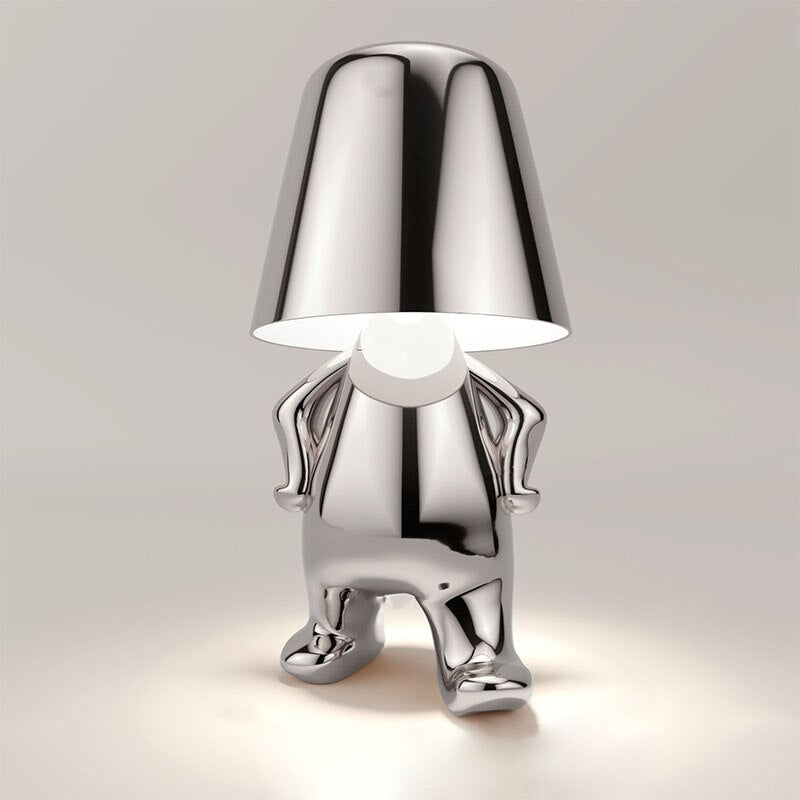 Pathlux - Gold Table Lamp With Warm Soft Light For Modern Home