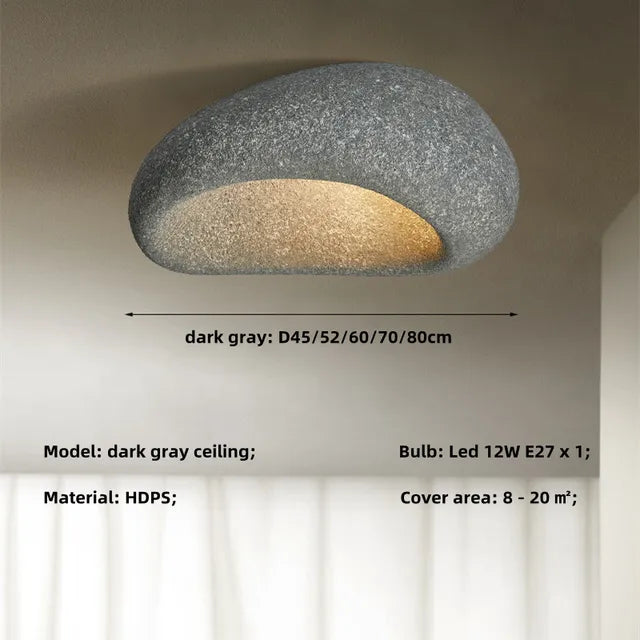 Hedgera - ZenLicht Wabi Sabi Ceiling Light for Calm Interiors