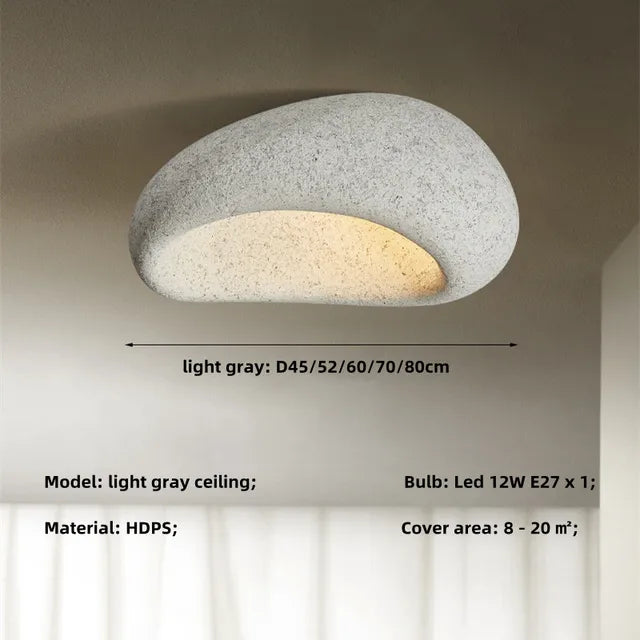 Hedgera - ZenLicht Wabi Sabi Ceiling Light for Calm Interiors