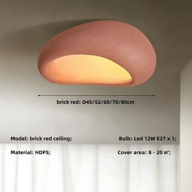 Hedgera - ZenLicht Wabi Sabi Ceiling Light for Calm Interiors