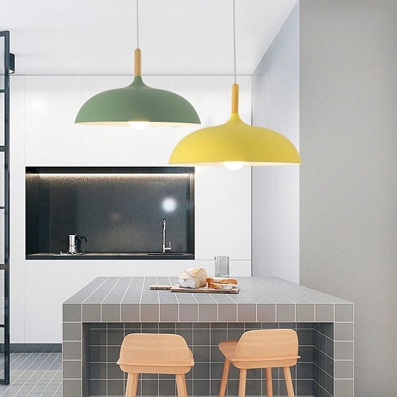 Beddora - NordicLight Scandinavian Oak Ceiling Lamp for Modern Spaces