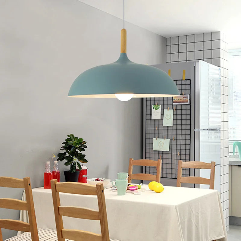 Beddora - NordicLight Scandinavian Oak Ceiling Lamp for Modern Spaces