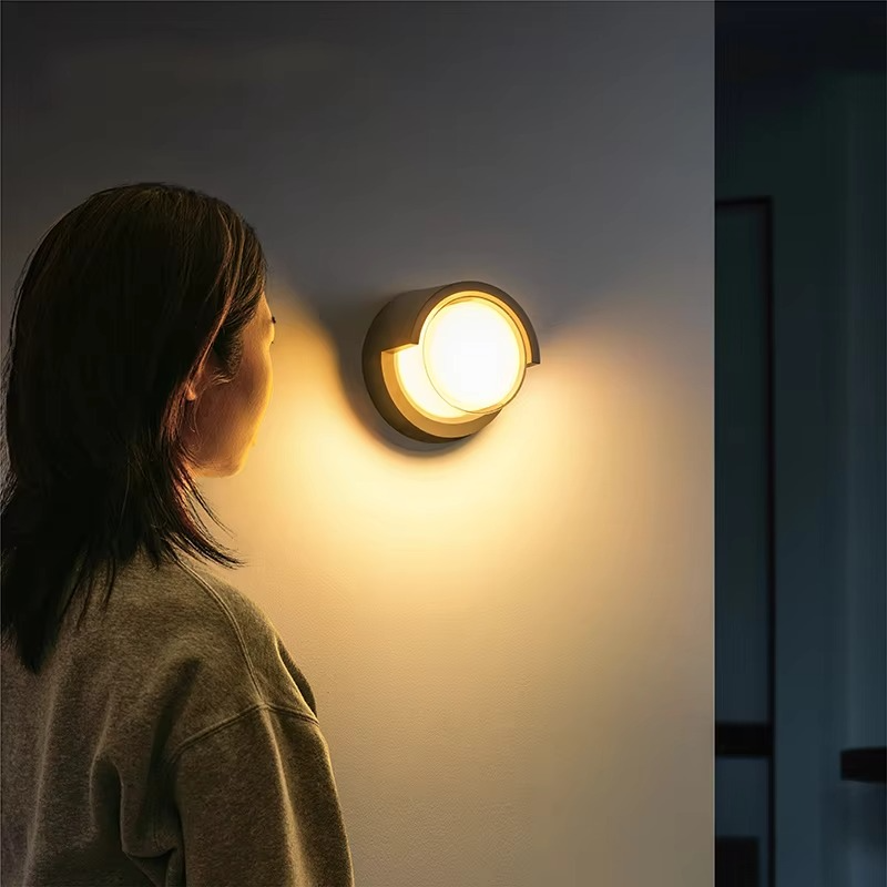 MotionGlo - Innovative Motion Sensor Outdoor Wall Lamp for Safety and Style