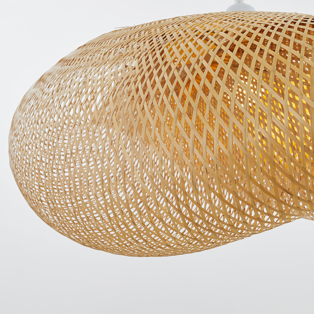 VibeGlo - Stylish Bamboo Hanging Lamp for Modern Interiors
