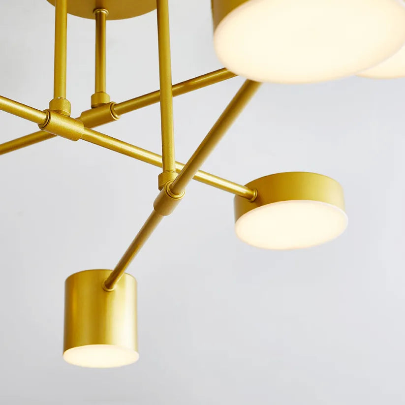 Novessa - Modern Ceiling Light With 6 Adjustable LED Heads for Homes