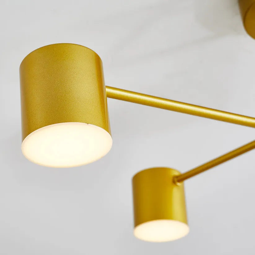 Novessa - Modern Ceiling Light With 6 Adjustable LED Heads for Homes