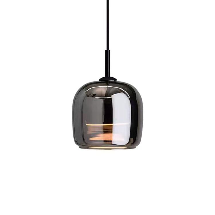 Luxlyn - Nordic Black Glass Pendant Light Modern LED Luxury Home