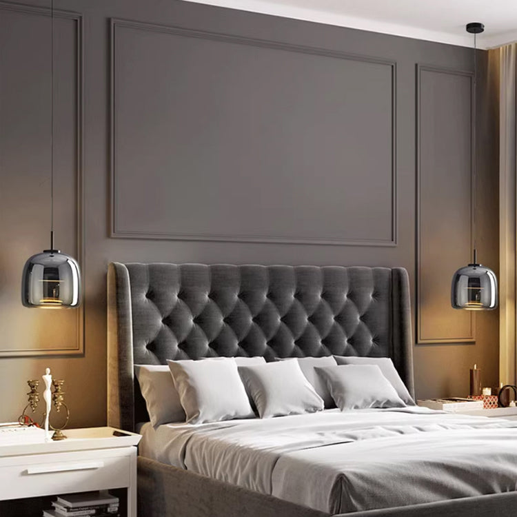 Luxlyn - Nordic Black Glass Pendant Light Modern LED Luxury Home