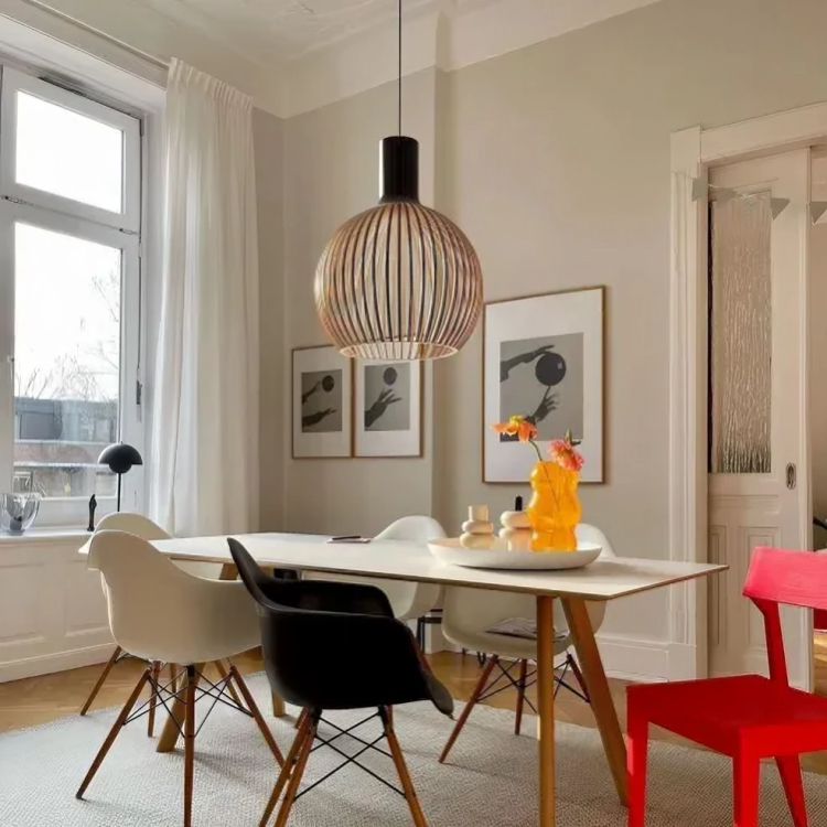 Floraa - Natural Bamboo Pendant Light for Elegant Home Décor Style