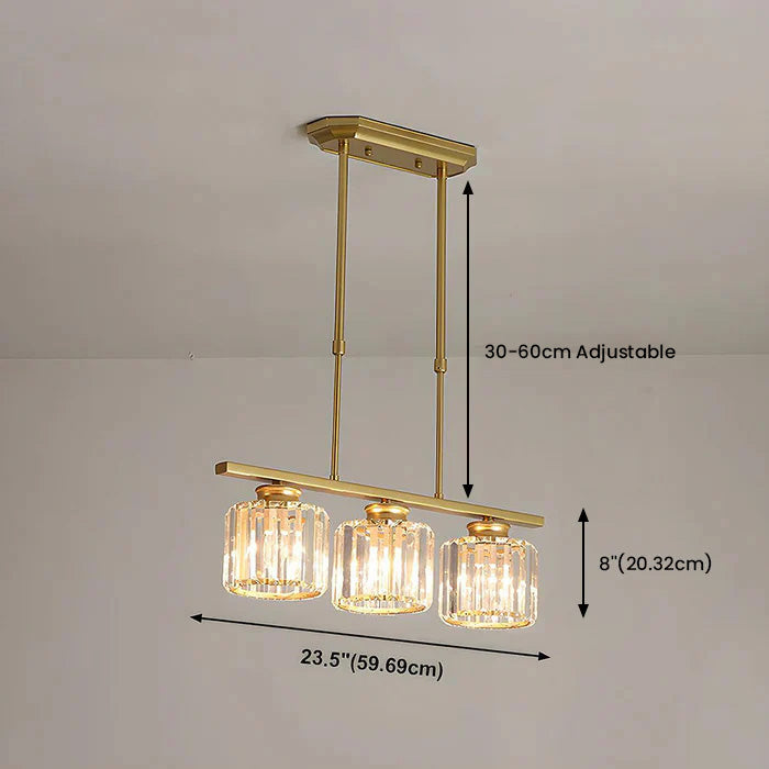 Mollura - Modern Art Deco Glass Pendant Lights for Stylish Kitchens