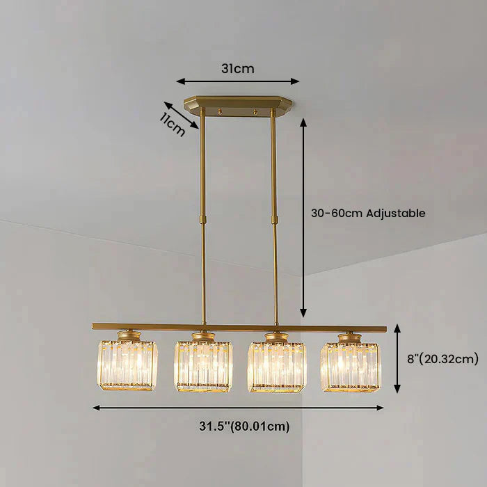 Mollura - Modern Art Deco Glass Pendant Lights for Stylish Kitchens