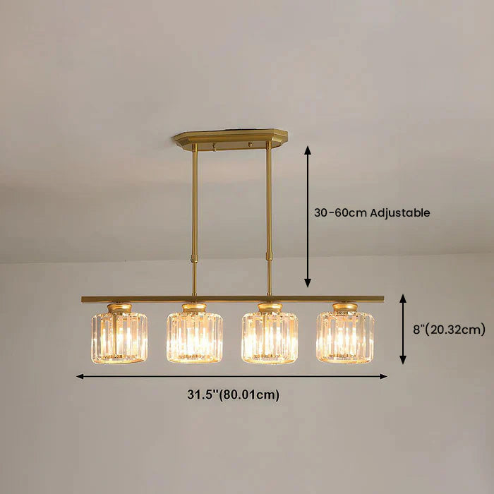 Mollura - Modern Art Deco Glass Pendant Lights for Stylish Kitchens