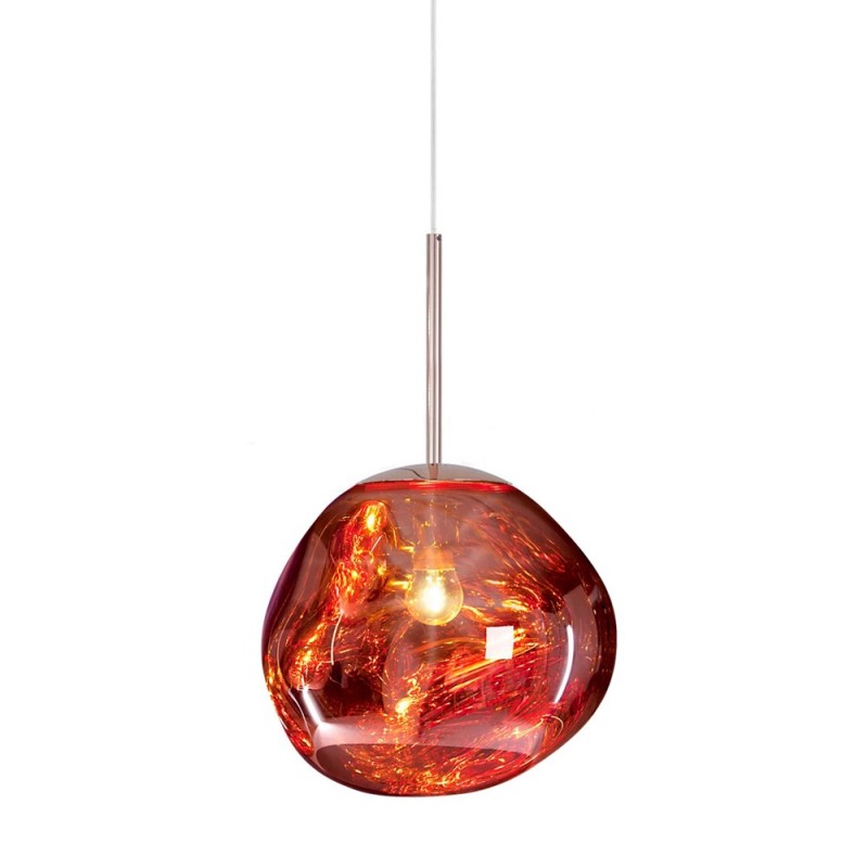 Ivyrell - Melt Pendant Lamp Modern Sculptural Ceiling Light with Iridescent Glow