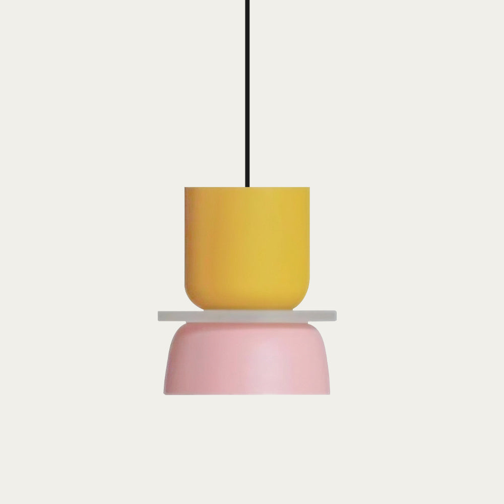 AmbiLoom - Stylish Color Block Nordic Pendant Light for Modern Homes