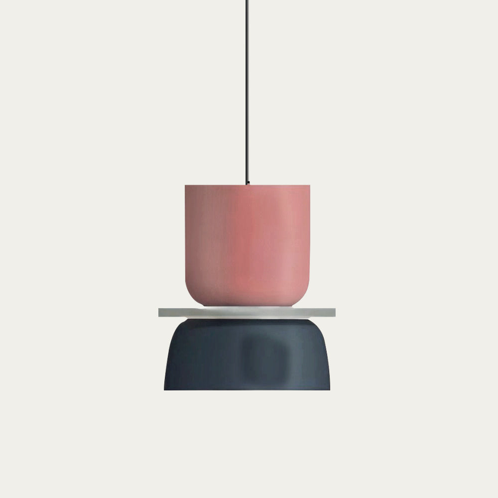 AmbiLoom - Stylish Color Block Nordic Pendant Light for Modern Homes