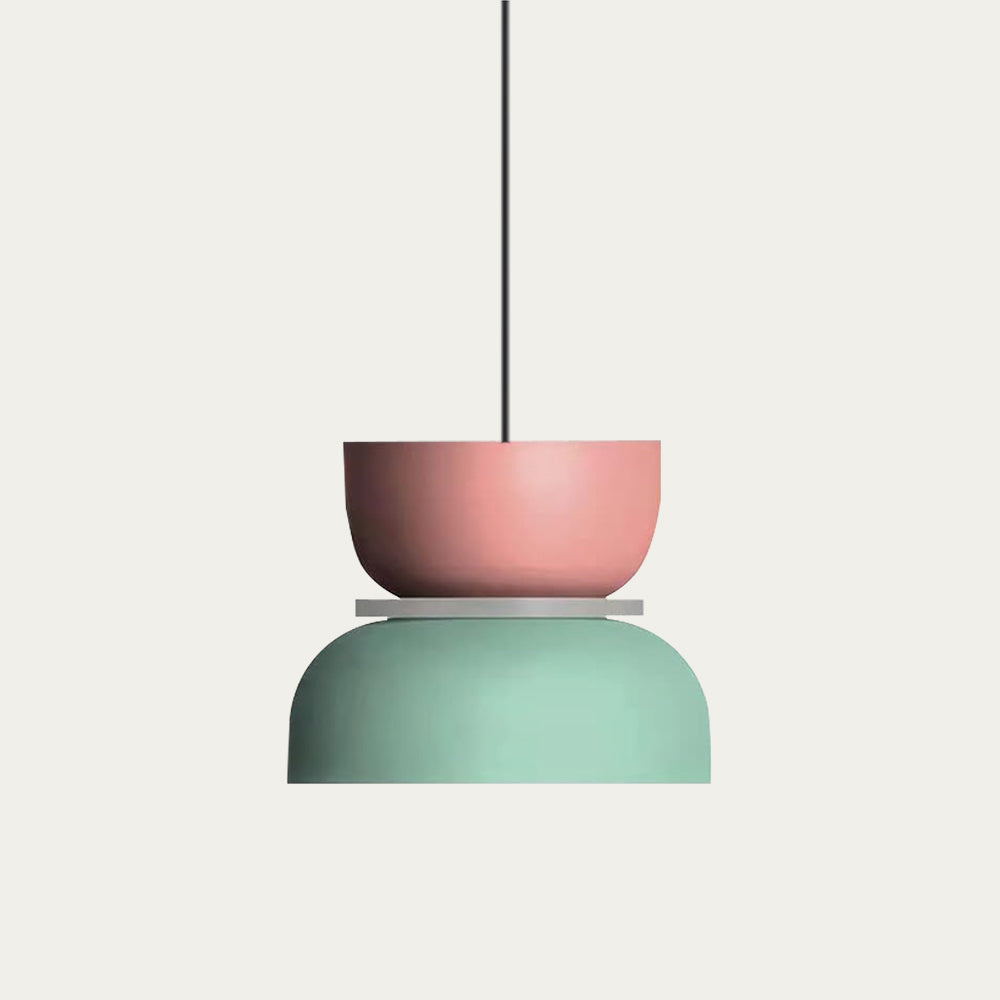 AmbiLoom - Stylish Color Block Nordic Pendant Light for Modern Homes