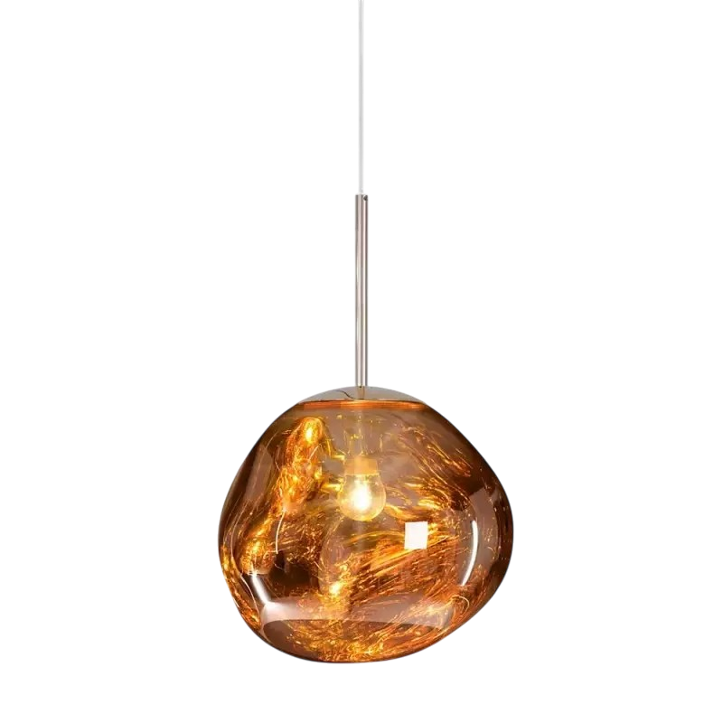 Ivyrell - Melt Pendant Lamp Modern Sculptural Ceiling Light with Iridescent Glow