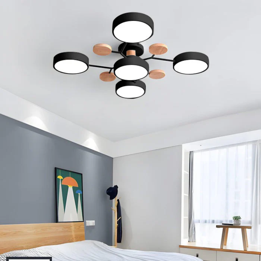 Roomora - Clio Modern Round LED Ceiling Lamp for Living Room At Home