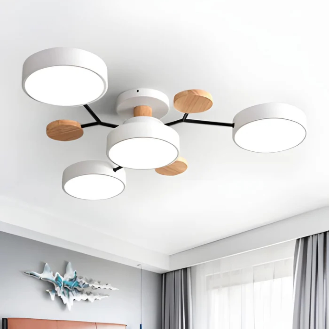 Roomora - Clio Modern Round LED Ceiling Lamp for Living Room At Home