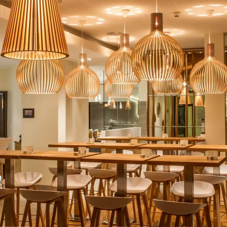 Floraa - Natural Bamboo Pendant Light for Elegant Home Décor Style