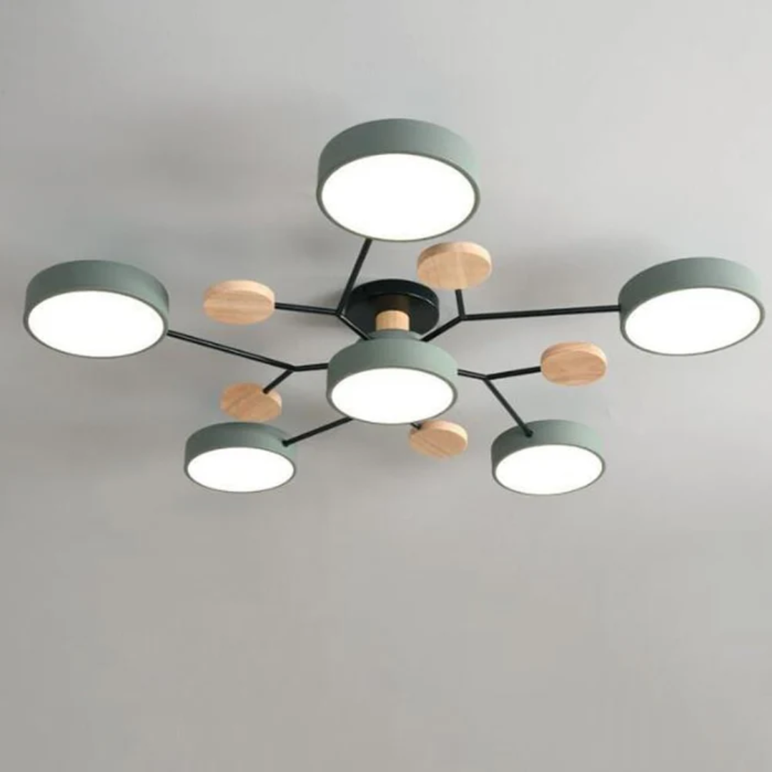 Roomora - Clio Modern Round LED Ceiling Lamp for Living Room At Home