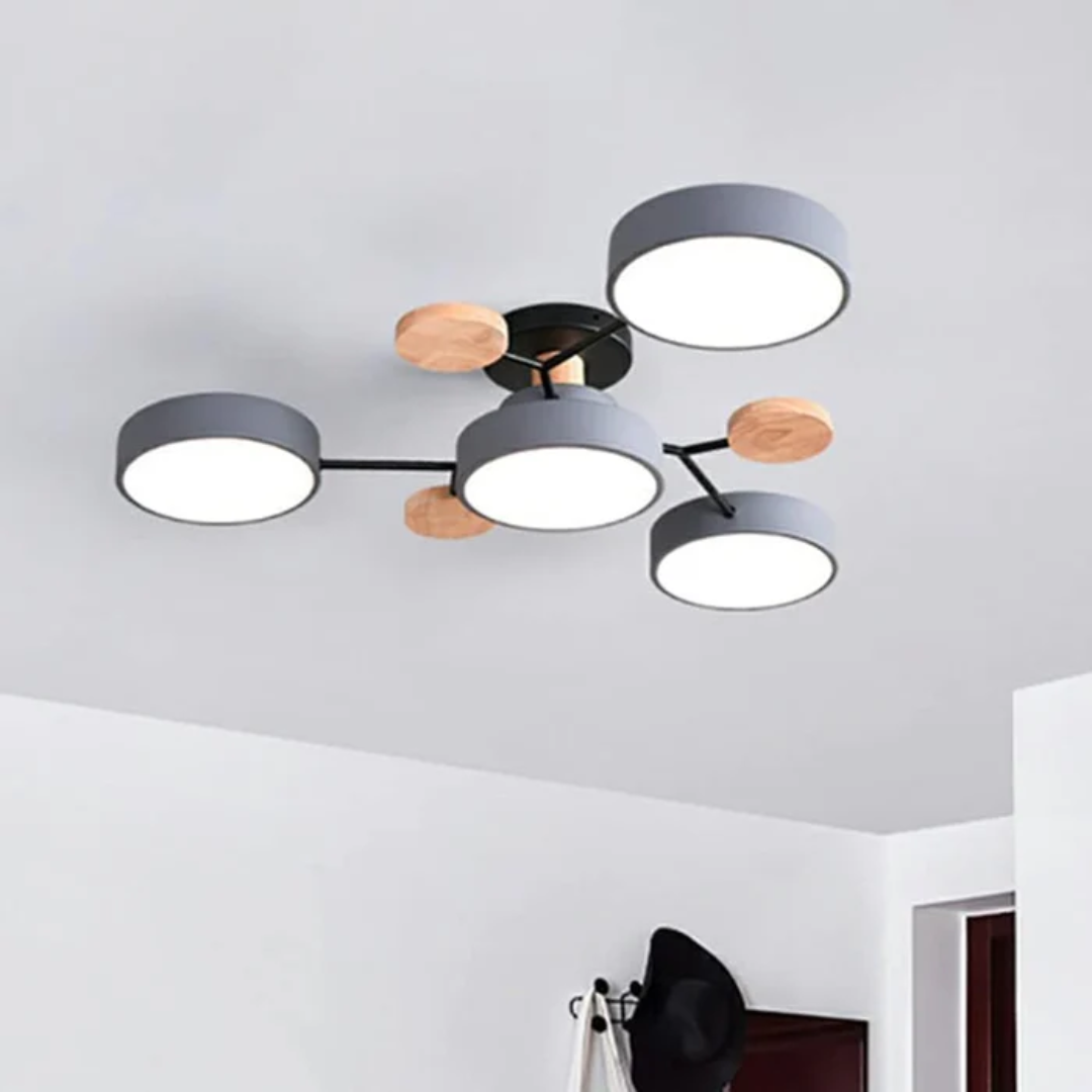 Roomora - Clio Modern Round LED Ceiling Lamp for Living Room At Home