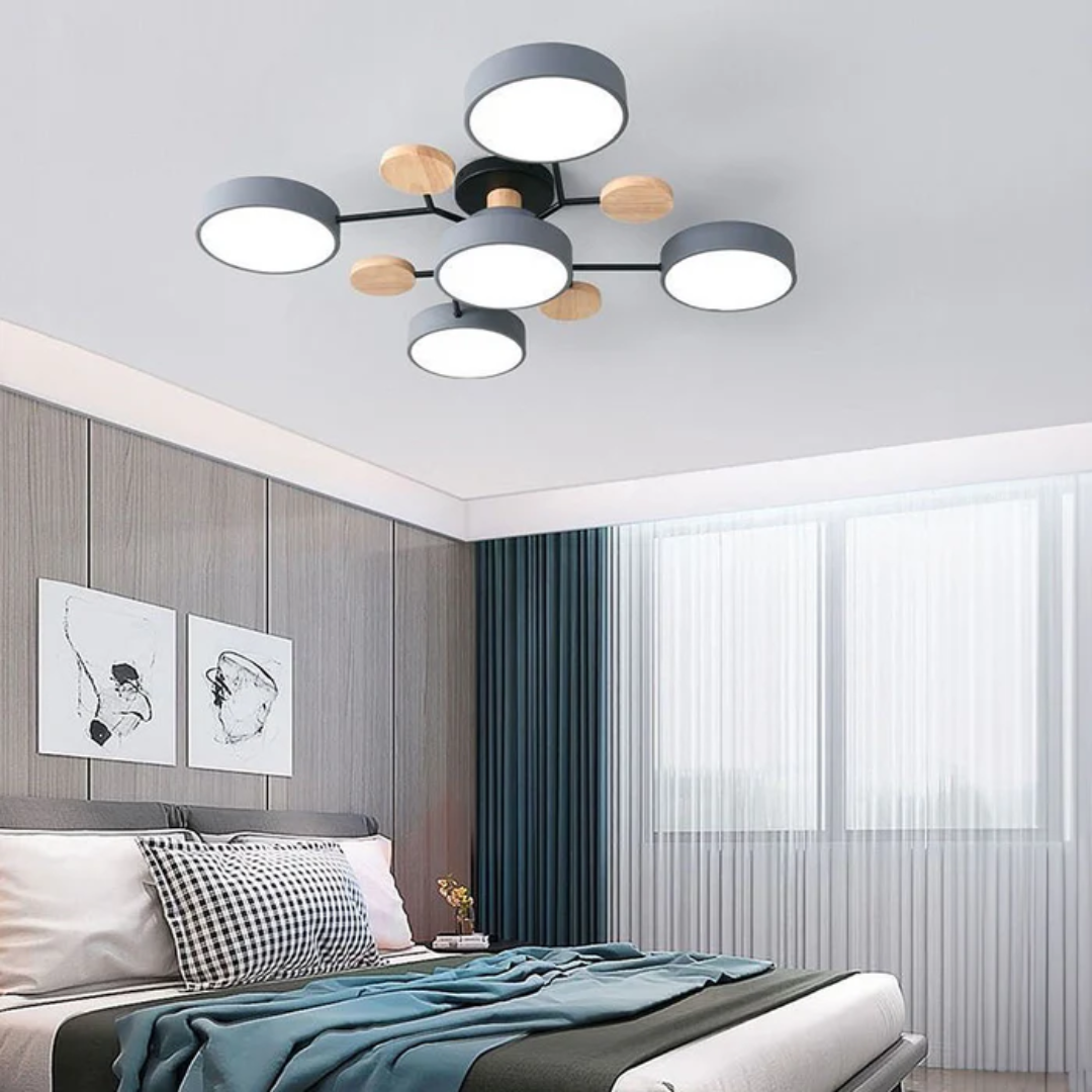 Roomora - Clio Modern Round LED Ceiling Lamp for Living Room At Home