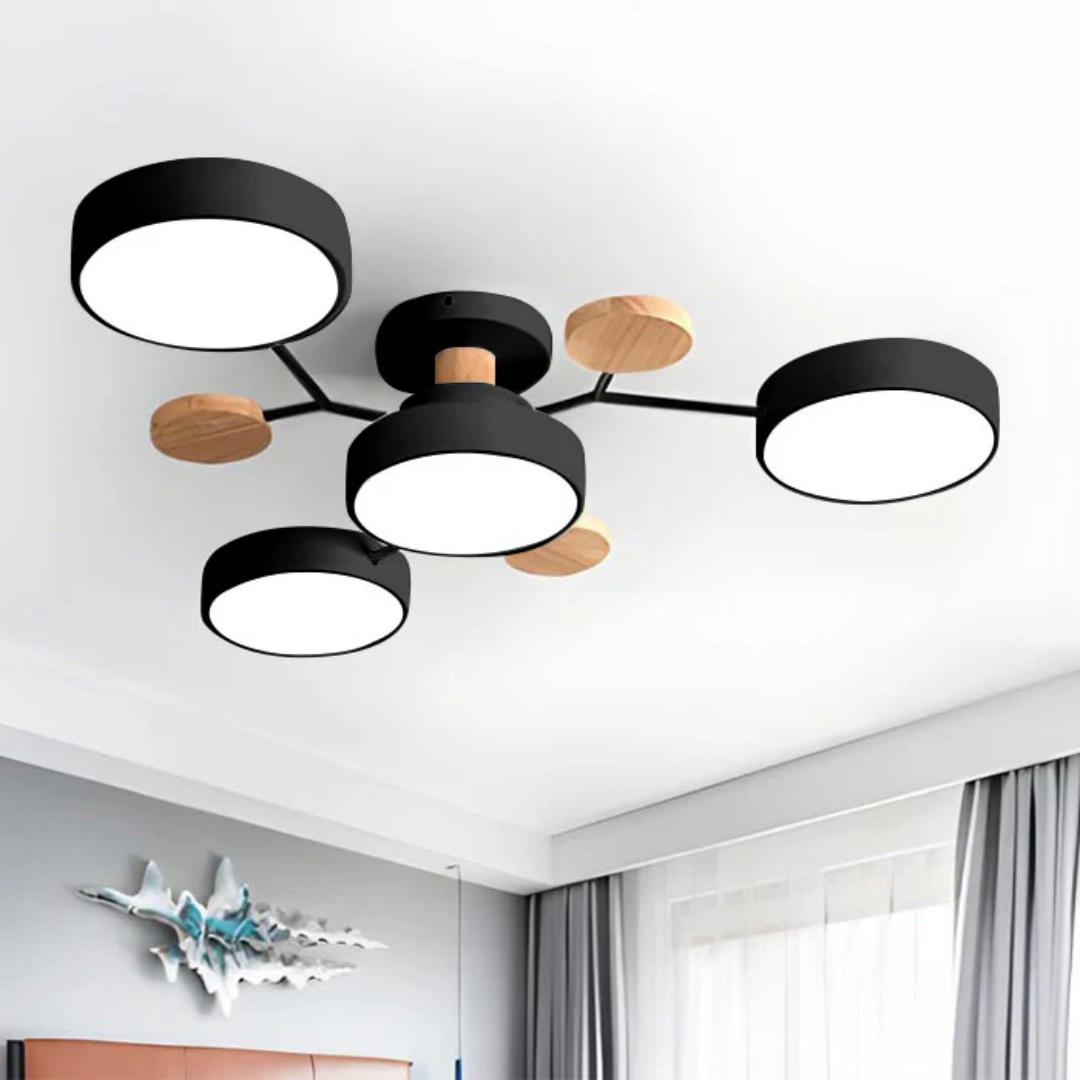 Roomora - Clio Modern Round LED Ceiling Lamp for Living Room At Home