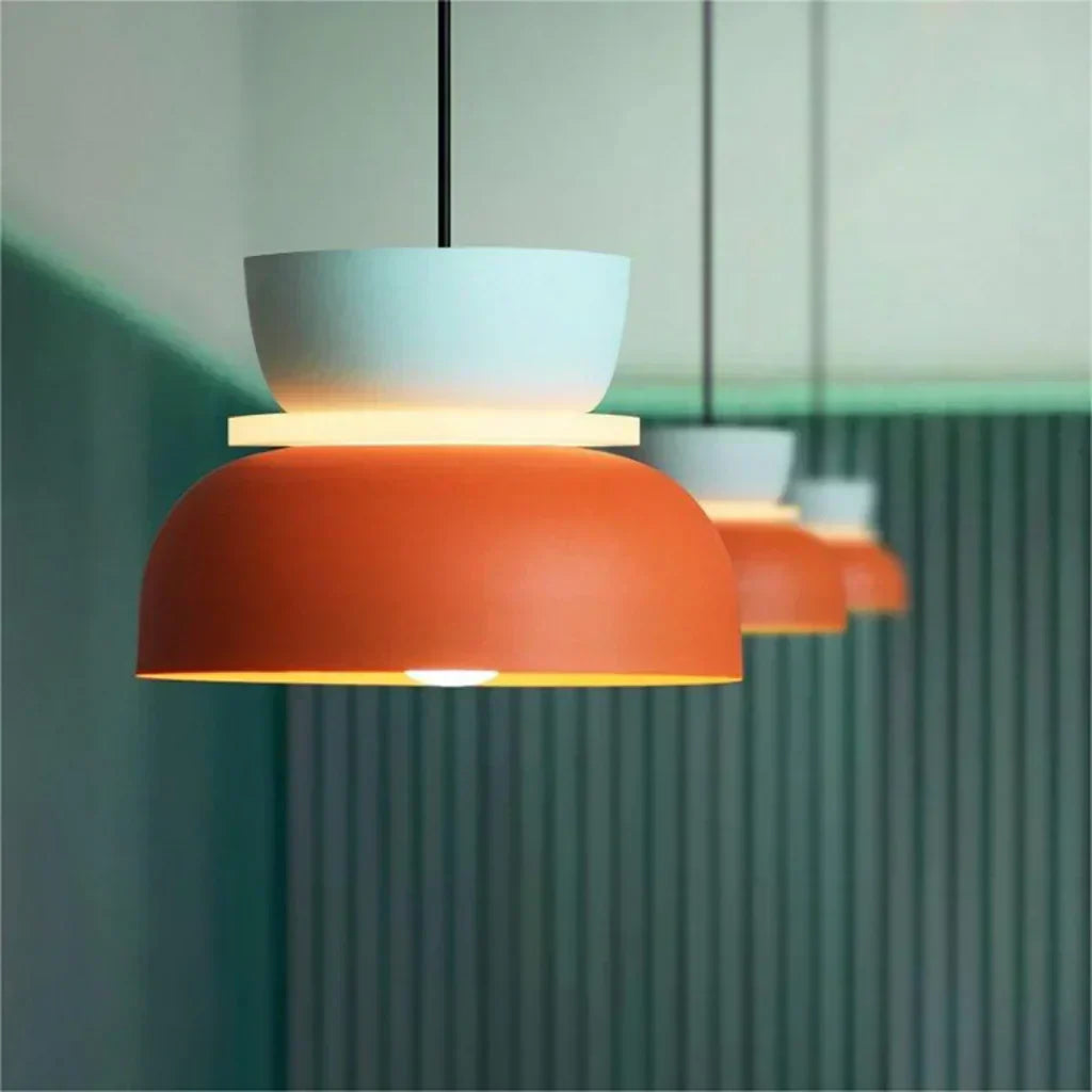 AmbiLoom  - Stylish Color Block Nordic Pendant Light for Modern Homes